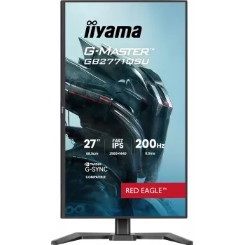 iiyama G-MASTER GB2771QSU-B1 Οθόνη υπολογιστή 68,6 cm (27 ίντσες) 2560 x 1440 Pixel Wide Quad HD Μαύρο