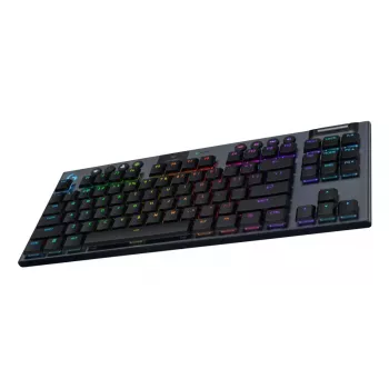 LOGITECH G915 X Lightspeed TKL Ασύρματο RGB Μηχανικό Πληκτρολόγιο Gaming Μαύρο Qwerty US/International Clicky