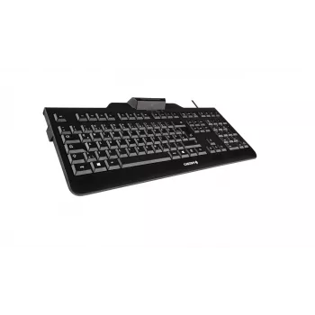 CHERRY KC 1000 SC Ενσύρματο Πληκτρολόγιο Smartcard, Μαύρο, USB (QWERTY - UK)