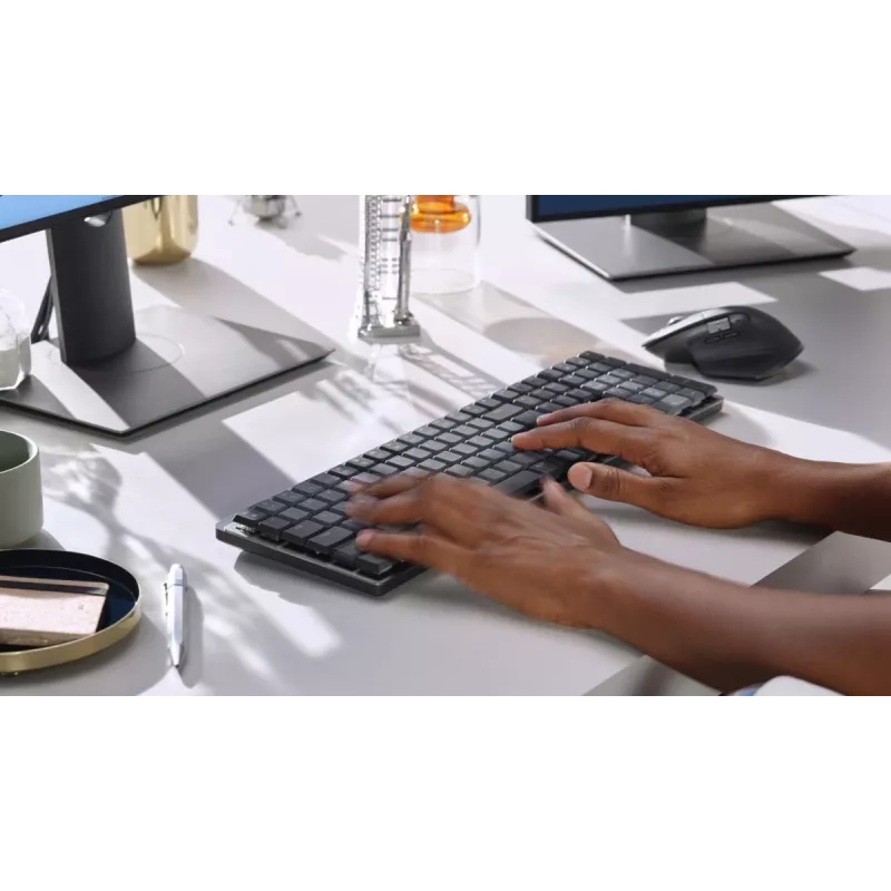 LOGITECH MX Mechanical Wireless Illuminated Performance Keyboard - Graphite Ελβετικό Qwertz