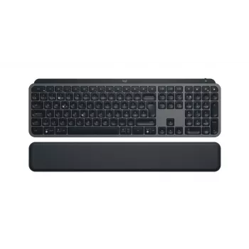 LOGITECH Mx Keys S Πληκτρολόγιο με Στήριγμα Καρπού Graphite QWERTZ Ελβετική Διάταξη