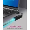 ICY BOX IB-HUB1419-LAN USB 3.2 Gen 1 (3.1 Gen 1) Type-A μαύρο