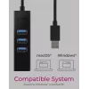 ICY BOX IB-HUB1419-LAN USB 3.2 Gen 1 (3.1 Gen 1) Type-A μαύρο