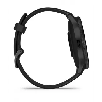 GARMIN INTERNATIONAL Venu 3 – στεφάνη από βουρτσισμένο ανοξείδωτο χάλυβα με μαύρη θήκη και λουράκι σιλικόνης – 45 mm