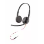 HP Poly Blackwire C3225 Top, Ενσύρματο, Γραφείο/Callcenter, 87 g, Headset, Μαύρο