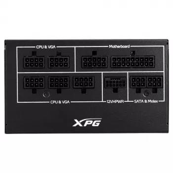 XPG COREREACTOR II 850W Τροφοδοτικό, 850 W, 100 - 240 V, 47 - 63 Hz, 12 A, 22 A, 62,5 A