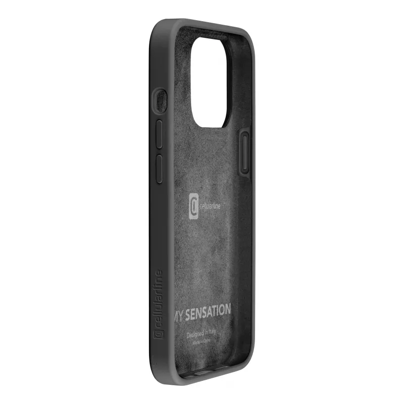 Cellularline Sensation - Θήκη σιλικόνης soft-touch για iPhone 16 Pro