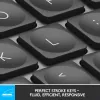 LOGITECH MX Keys Mini Φωτιζόμενο Πληκτρολόγιο - Ασύρματο Bluetooth - Graphite - Azerty Γαλλικό
