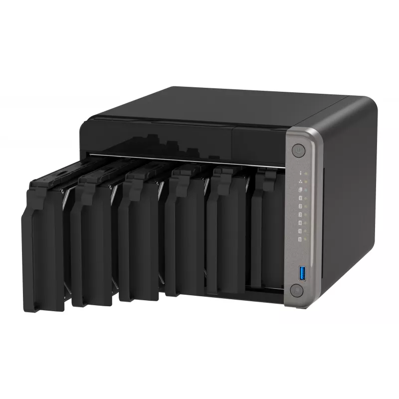 QNAP TS-AI642-8G NAS/Διακομιστής Αποθήκευσης Tower ARM Cortex-A76 8 GB Μαύρο