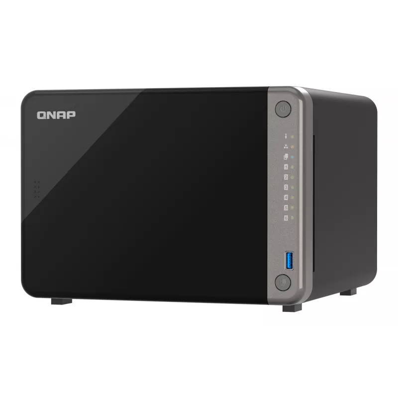 QNAP TS-AI642-8G NAS/Διακομιστής Αποθήκευσης Tower ARM Cortex-A76 8 GB Μαύρο