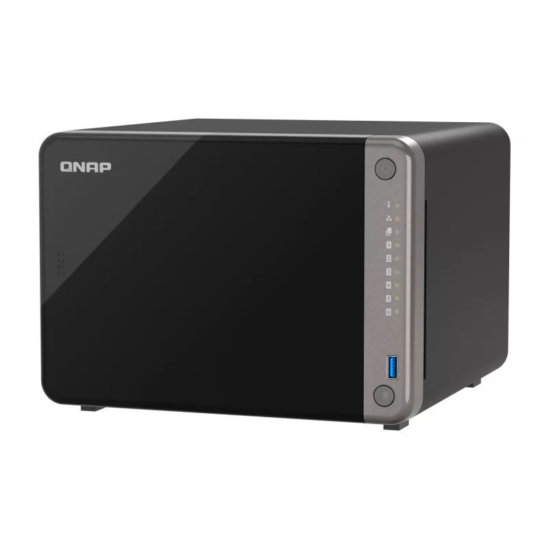 QNAP TS-AI642-8G NAS/Διακομιστής Αποθήκευσης Tower ARM Cortex-A76 8 GB Μαύρο