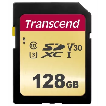 Μνήμη Flash Transcend 128 GB SDXC UHS-I 500S