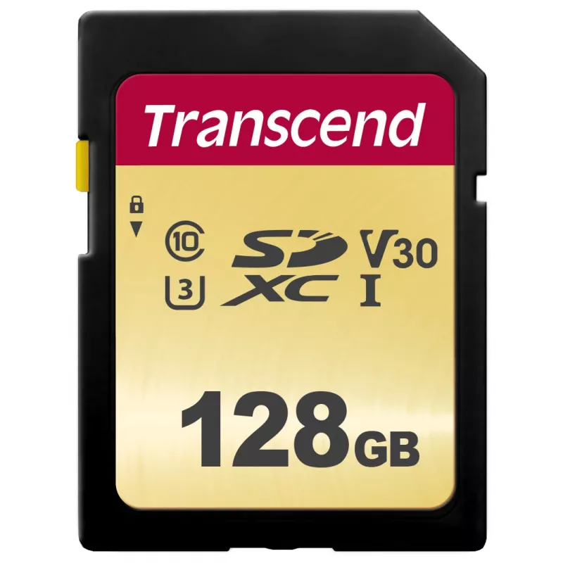 Μνήμη Flash Transcend 128 GB SDXC UHS-I 500S