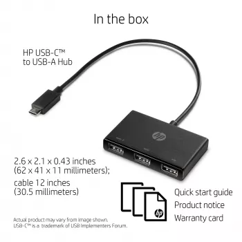 HP USB-C σε USB-A hub