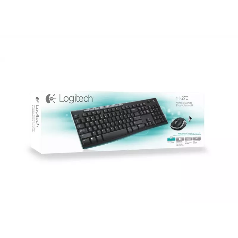 LOGITECH Wireless Desktop Mk270 - Qwerty Ισπανικά