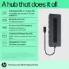 HP Universal USB-C Multiport Hub USB 3.2 Gen 1 Type-C μαύρο