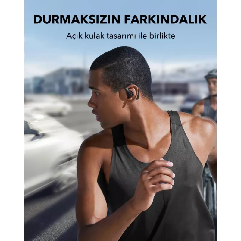 ANKER Ακουστικά - Soundcore Aerofit Pro - Dynamic Μαύρο