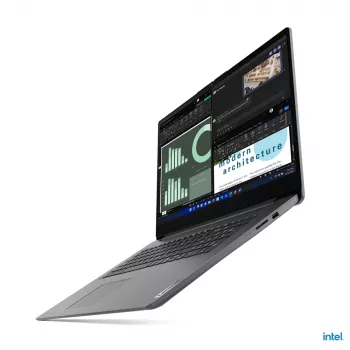 Lenovo V17 G4 IRU Intel® U U300 Laptop 43,9 cm (17,3 ίντσες) Full HD 8 GB DDR4-SDRAM 512 GB SSD Wi-Fi 6 (802.11ax) Windows 11 Home Γερμανικά Γκρι