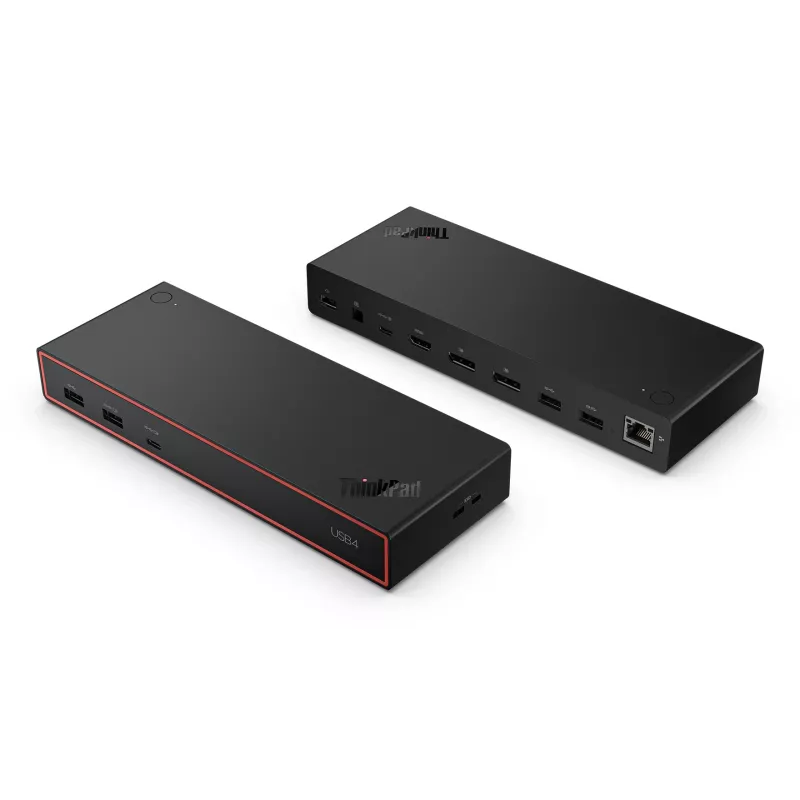 Lenovo ThinkPad USB4 Dock 5000 Ενσύρματο Thunderbolt 4 Μαύρο