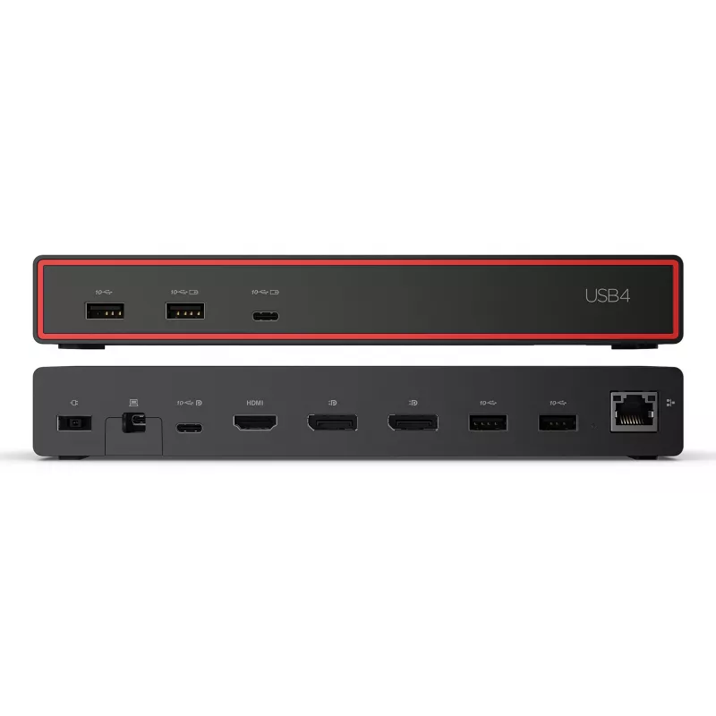 Lenovo ThinkPad USB4 Dock 5000 Ενσύρματο Thunderbolt 4 Μαύρο