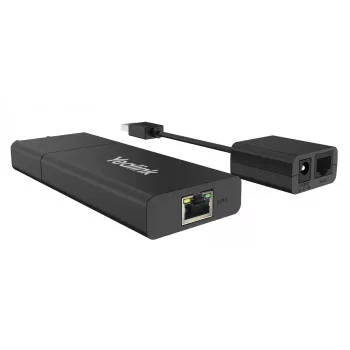 Yealink USB2CAT5E-EXT πομπός & δέκτης δικτύου μαύρο