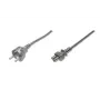 DIGITUS Καλώδιο τροφοδοσίας, CEE 7/7 (Type-F) - C5 M/F, 75 cm H05VV-F3G 0,75 mm² μαύρο