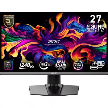 MSI MPG 272URXDE QD-OLED Οθόνη υπολογιστή 67,3 cm (26,5 ίντσες) 3840 x 2160 pixel 4K Ultra HD μαύρη
