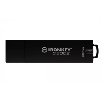 Kingston Technology IronKey 32GB D300S USB stick με κρυπτογράφηση AES-256-XTS