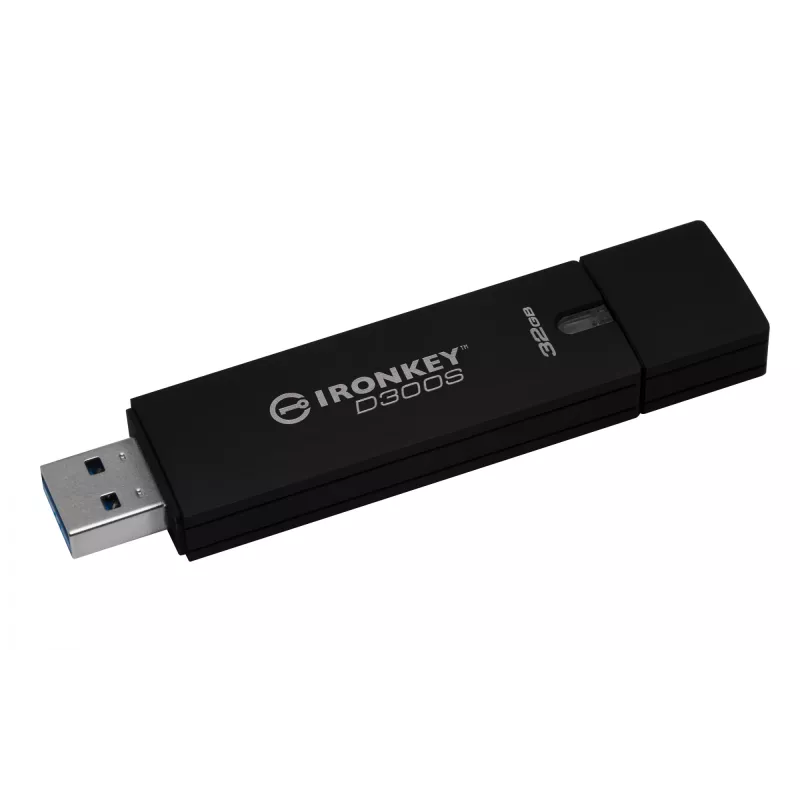 Kingston Technology IronKey 32GB D300S USB stick με κρυπτογράφηση AES-256-XTS