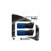Kingston Technology DataTraveler 64GB USB3.2 Gen 1 Exodia M (Μαύρο + Μπλε) – 2 τεμ.