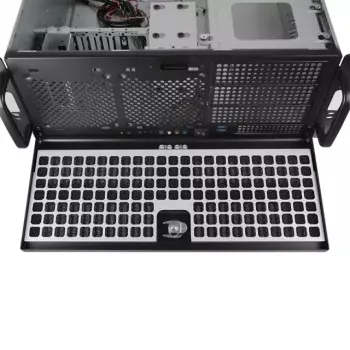 Chieftec UNC-409S-B-OP θήκη διακομιστή rack 19 ιντσών 4U, 3x 5,25" + 1x 3,5" εξωτερικές θέσεις, μαύρη