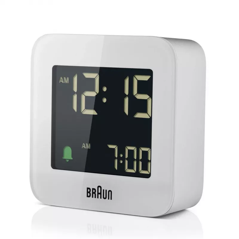Braun BC08 Ψηφιακό Ξυπνητήρι Λευκό