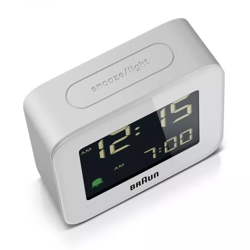 Braun BC08 Ψηφιακό Ξυπνητήρι Λευκό