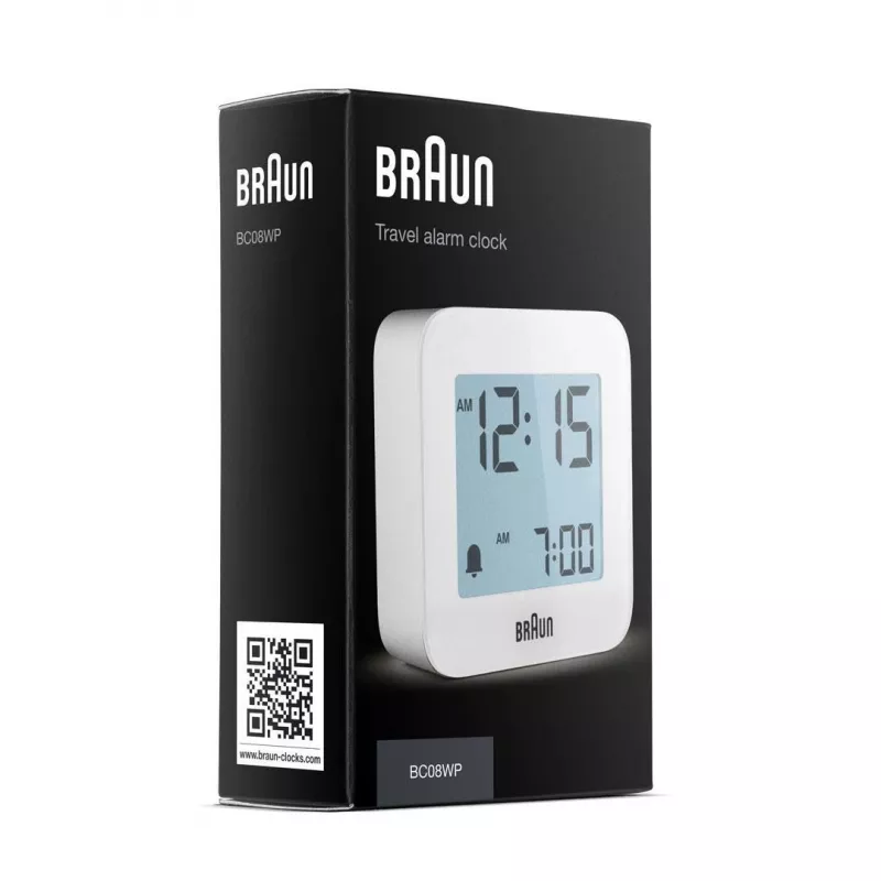 Braun BC08 Ψηφιακό Ξυπνητήρι Λευκό