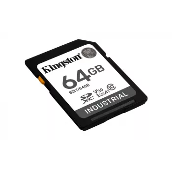 Kingston Technology 64 GB SDXC Βιομηχανική Μνήμη Flash UHS-I pSLC