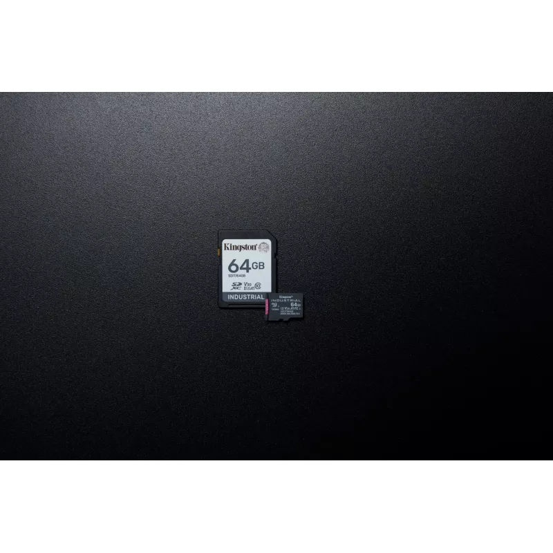 Kingston Technology 64 GB SDXC Βιομηχανική Μνήμη Flash UHS-I pSLC