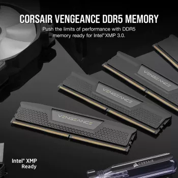 CORSAIR Μνήμη RAM 32GB (2x16GB) DDR5 DRAM 7200MT/s CL34 Kit Μνήμης Vengeance - Μαύρο