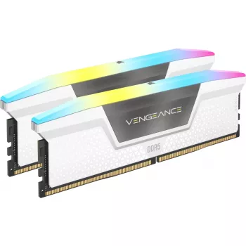 CORSAIR Μνήμη 32 GB DDR5 (2x16 GB) DRAM 6400mt/s CL36 Κιτ μνήμης Vengeance RGB Λευκό