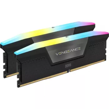 CORSAIR Μνήμη 32GB DDR5 (2x16GB) DRAM 6400MT/s CL32 Vengeance RGB Κιτ μνήμης - Μαύρο