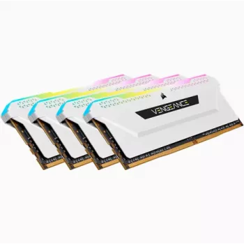 CORSAIR Μνήμη RAM 64GB DDR4 (4 x 16GB) DRAM 3200MHz C16 Κιτ μνήμης Vengeance RGB Pro Sl White