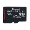 Kingston Technology 64 GB microSDXC Industrial C10 A1 pSLC Κάρτα + SD-Adapter