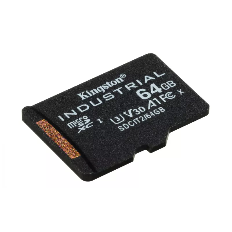 Kingston Technology 64 GB microSDXC Industrial C10 A1 pSLC Κάρτα + SD-Adapter