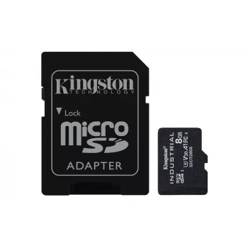 Kingston Technology 8GB microSDHC Industrial C10 A1 pSLC Κάρτα + SD-Adapter