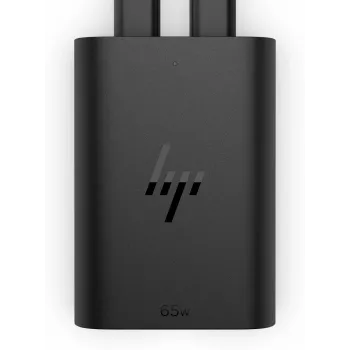 HP 600Q7AA φορτιστής laptop GaN USB-C 65 W, 2 × USB-C, 20 V, μαύρος