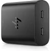 HP 600Q7AA φορτιστής laptop GaN USB-C 65 W, 2 × USB-C, 20 V, μαύρος
