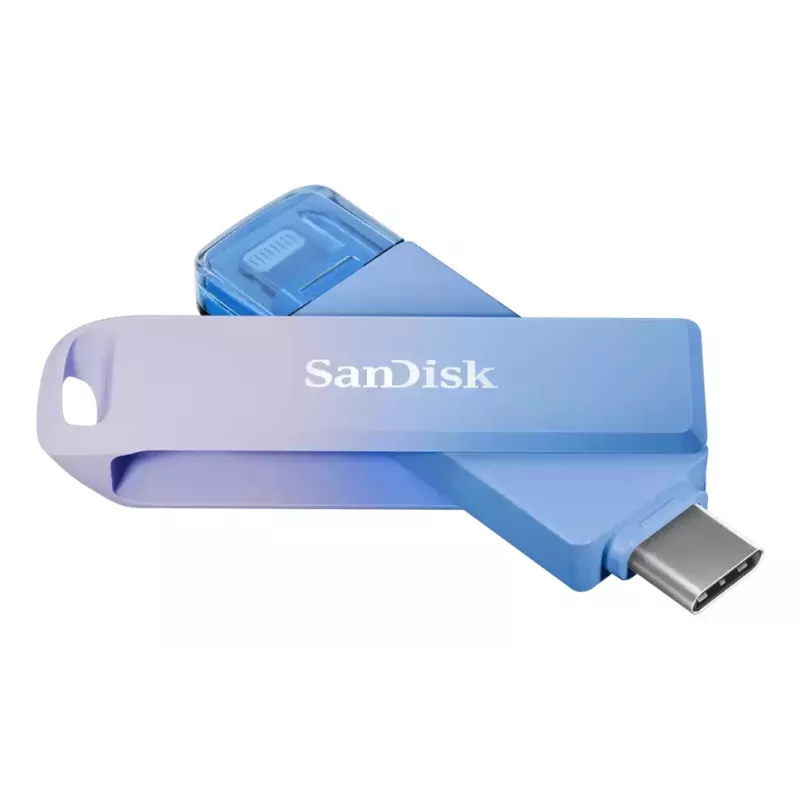 WESTERN DIGITAL SanDisk Creator Phone Drive - 128 GB USB stick - USB-C/Lightning - μπλε
