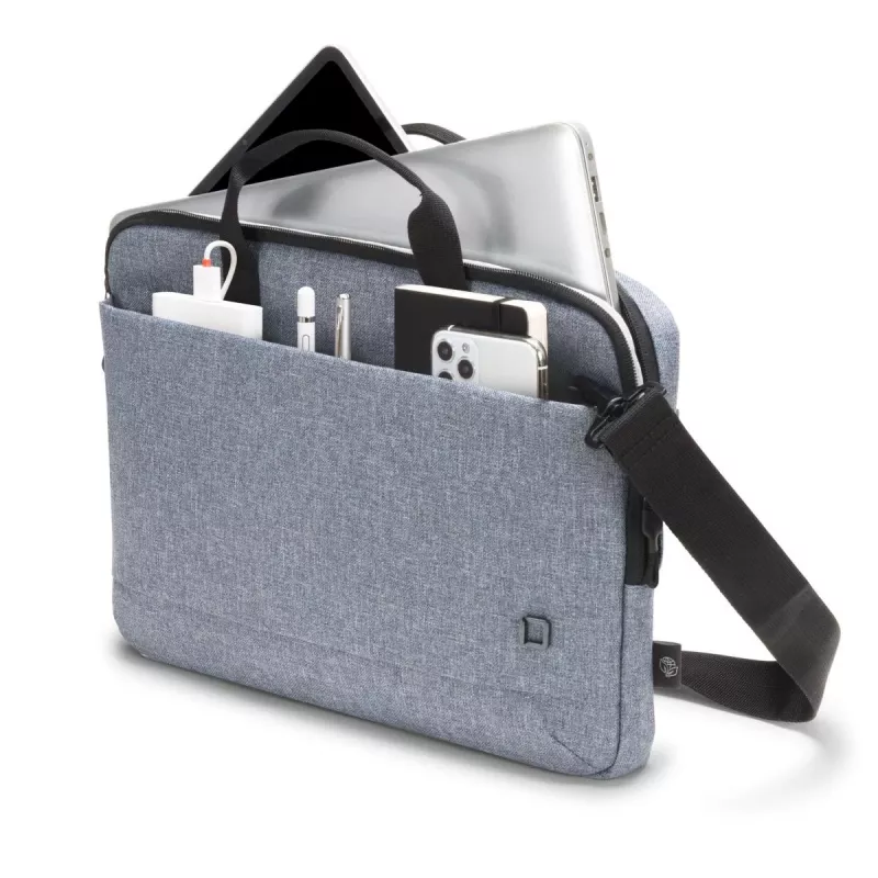 DICOTA λεπτή Eco Motion – θήκη notebook 14-15.6 ίντσες – denim μπλε / 600d RPE πολυεστέρας