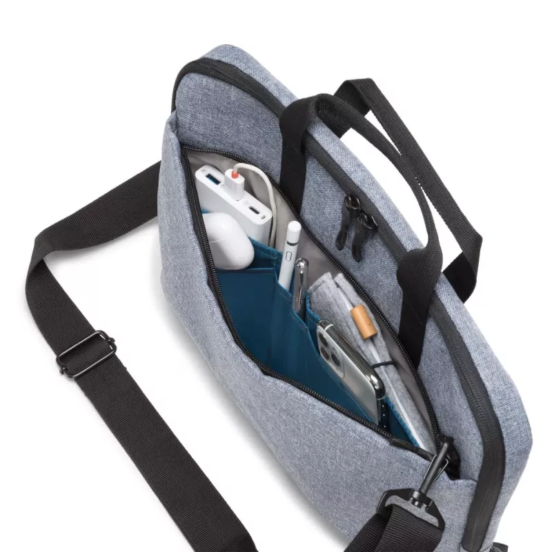 DICOTA λεπτή Eco Motion – θήκη notebook 14-15.6 ίντσες – denim μπλε / 600d RPE πολυεστέρας