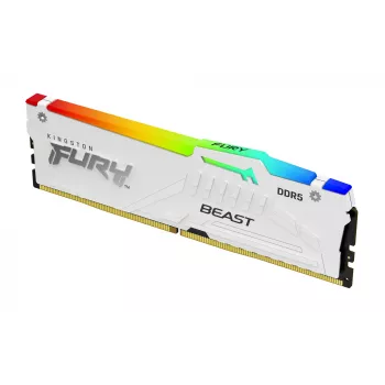 Kingston Technology FURY Beast 16GB 6000MT/s DDR5 CL36 DIMM Λευκό RGB EXPO