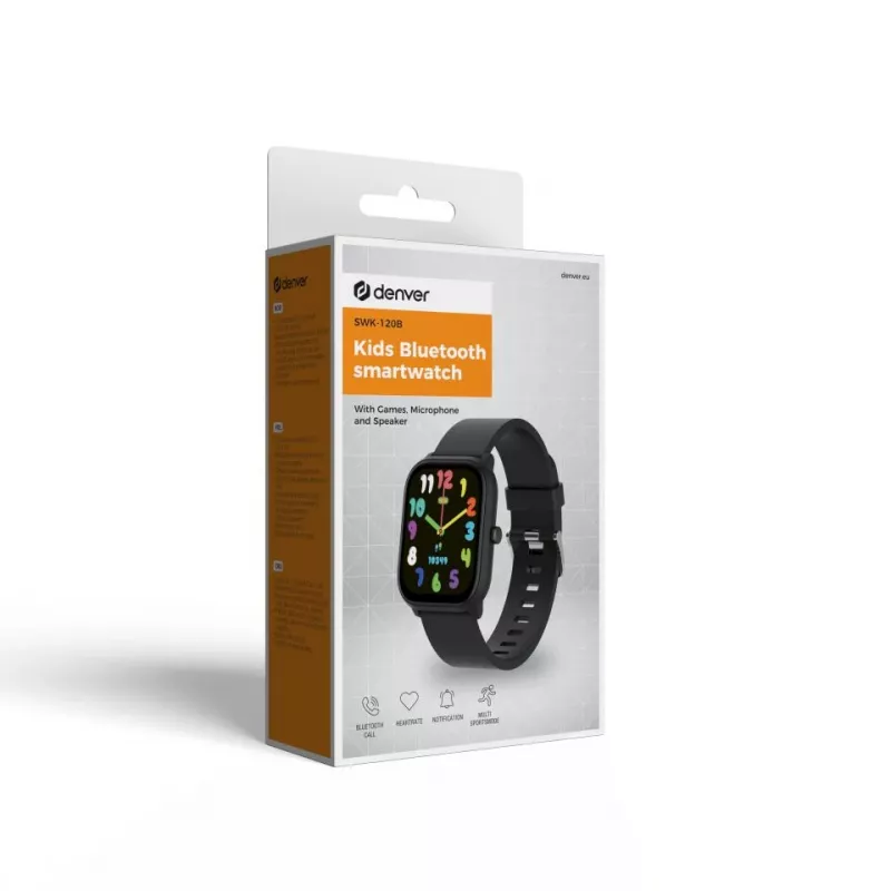 DENVER ELECTRONICS Smartwatch SWK-120 Μαύρο